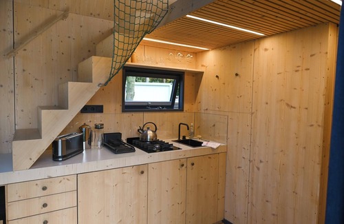 Schortens House | Sustainable Tiny House Pioneer by the natural bathing lake in Friesland