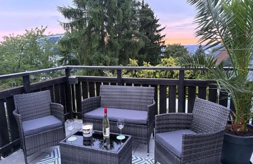 Leubnitz-Neuostra Apartment | Sweet Home Dresden Juniorsuite mit Schlösserblick von der großen Dachterrasse und kostenfreier Parkplatz
