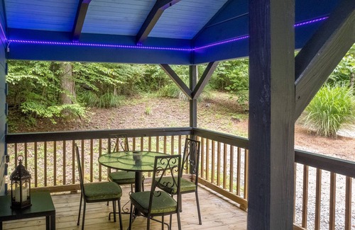 Hendersonville Cabin | Sweet mountain cabin with covered deck, firepit & hammock