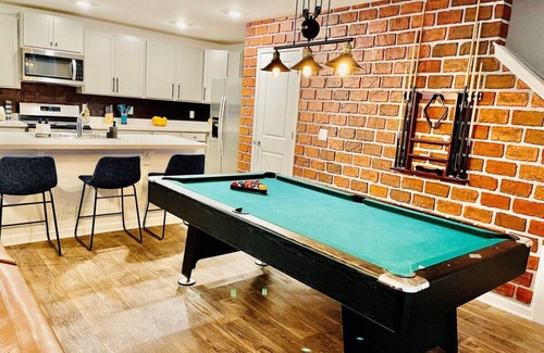 Lincolnville House | Sweet Spot - Pool table, blackout courtains