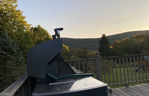 Margaretville House | Swimming pond, fire pit, pool table, hiking trails, close to Belleayre, views!