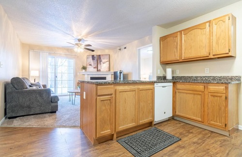 West Des Moines Apartment | Swimming Pool King Bed More