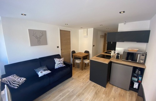 Montgenevre Apartment | T1 adjoining a chalet at the foot of the slopes and shops