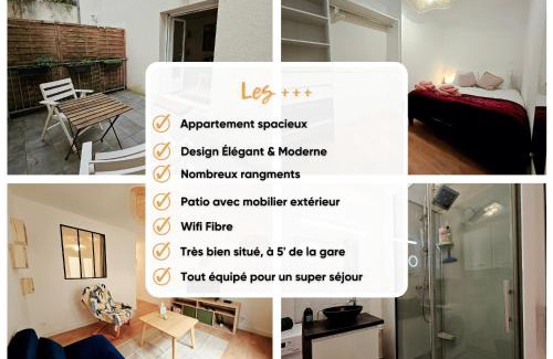 Angouleme Apartment | T2 tout confort - Proche Gare - Patio