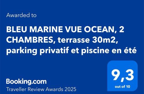 Lacanau-Ocean Apartment | T3 - TERRASSE 30 m2 VUE OCEAN, 2 CHAMBRES, parking privatif et piscine en été