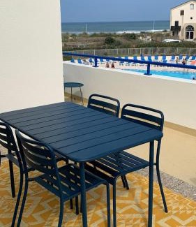 Lacanau-Ocean Apartment | T3 - TERRASSE 30 m2 VUE OCEAN, 2 CHAMBRES, parking privatif et piscine en été