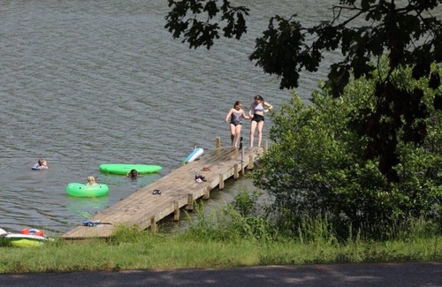 Alix Cabin | Talk about fun!! Heated Pool - Hot Tub / Lake / Boat Dock!!