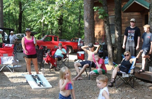 Alix Cabin | Talk about fun!! Heated Pool - Hot Tub / Lake / Boat Dock!!