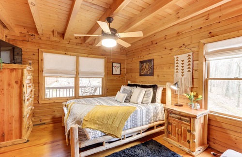 Jasper Cabin | Talking Rock Cabin Rental w/ Gas Grill & Fire Pit!