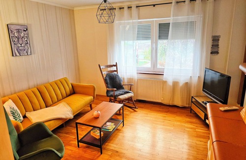 Falkenberg Apartment | Tasteful vacation apartment with large summer terrace and fireplace