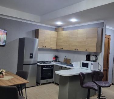 Kutaisi Apartment | Tatulis house white bridge