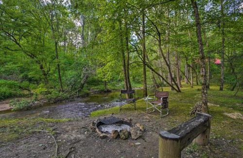 Madisonville House | Tellico Plains Cabin - 25 Acres, Backyard Creek!