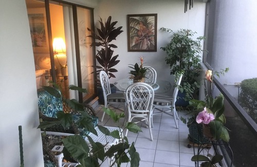 Central Naples Condo | Tennis courts just outside your patio