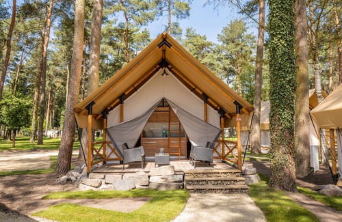 Zutendaal RV Rental | Tent Lodge With Bathroom, Maastricht at 16 km