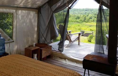 Livingston Manor RV Rental | Tentrr Signature Site - Camp Haven: Meadow Retreat Now Open