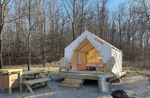 St. James RV Rental | Tentrr Signature Site - Maramec Spring Park, McDole's Meadow