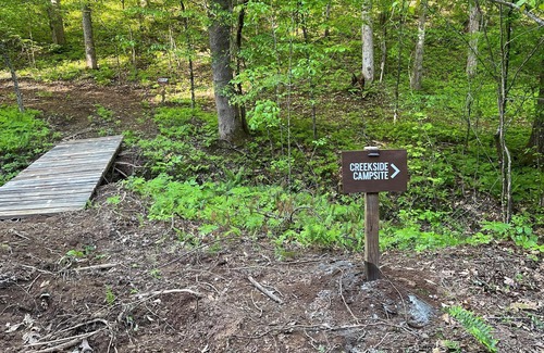 Lynn RV Rental | Tentrr Signature Site - Creekside Campsite at Silver Creek