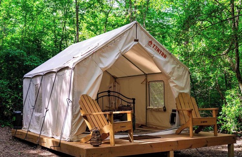 Marietta RV Rental | Tentrr Signature Site - Starlight Glamping: Tent 1- Stargazer