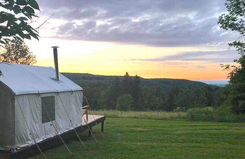 Town of Sharon RV Rental | Tentrr Signature Site - Best View of the Adirondack Mountains at this Historic E