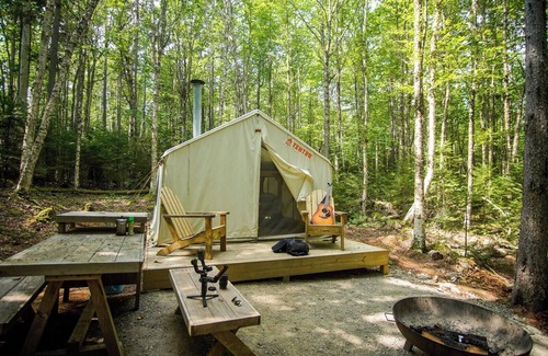 Rangeley Plantation RV Rental | Tentrr State Park Site - Maine Rangeley Lake State Park - North Woods Site - Sin