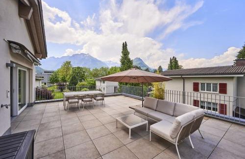 Central Interlaken Apartment | Terrace Vista Interlaken