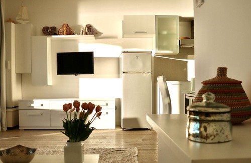 Portopiccolo Apartment | Terrazza vista castello-Portopiccolo Apartments