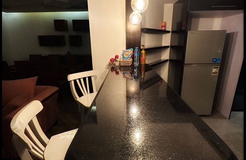 Nasr City Apartment | Terrific 2-bedroom apartment in New Cairo City with WiFi,AC & pvt patio garden