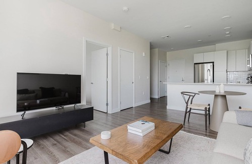 Revere Apartment | Terrific Revere 1BR w/EV Charging, Gym, Pool, W/D, by Blueground