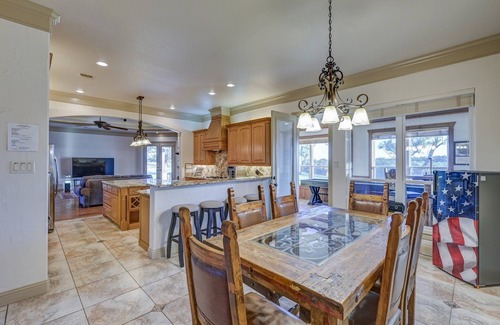 Rochelle House | Texas River Ranch-518 Acres; 2 Homes, Sleeps 21; +/- 3 Miles of River Frontage