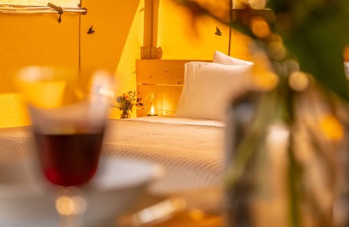 Halesworth Cabin | The Apple Bobber is a luxurious tent offering couples the chance to relax