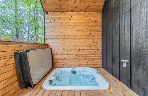 Broken Bow House | The Ash - Private Cabin with Hot Tub Oasis for Two in the Pines