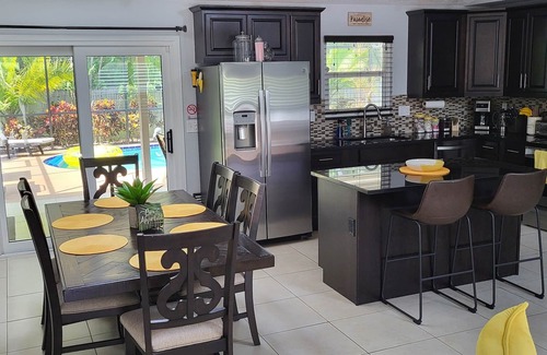 Merritt Island House | The Banana Cabana - A Tropical Florida Escape with Heated Pool!