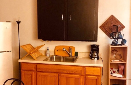 Old Town Winchester Apartment | The Blue Door steps from Handley Library