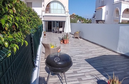 Roquetas de Mar Apartment | The Blue Pearl, a dream terrace in the sun