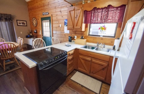 Blairsville Cabin | The Cabin Cove Pet Friendly cabin with creek frontage. 3 bedroom, internet