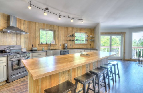 Rangeley House | The Carousel - Unique design, beautiful open living space!