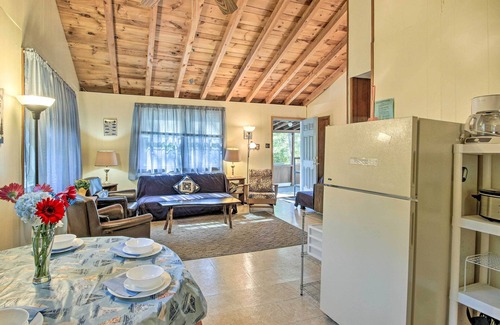Raymond Cabin | 'The Den' Raymond Home w/200 Feet of Sandy Beach!