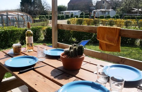 Le Buisson-de-Cadouin House | THE DOMAINE DE PECANY (La Noix de Pecan'y) * - Wooden rental with covered terrace 4 to 6 people - 4 people. included in the price