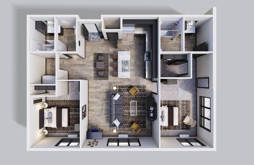 Altoona Apartment | The Fairway - Apartment 218, 2 Bed 2 Bath