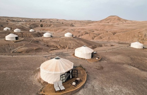 Agafay House | The First Agafay, next to Marrakech, luxury in the middle of the desert in yurts
