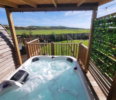 Newton Stewart House | The Galloway Steading -The Hedgehog's Hideout family cabin with Hot Tub and Fire Pit