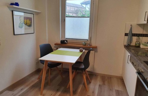 Bad Pyrmont Apartment | The half-timbered house - ground-floor vacation home with garden seating area