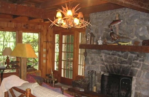 Mirror Lake House | The historic Mill House on Mirror Lake and, Cullasaja River on 1 Acre