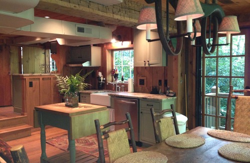 Mirror Lake House | The historic Mill House on Mirror Lake and, Cullasaja River on 1 Acre