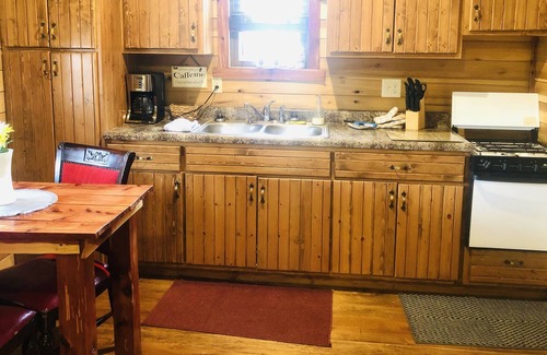 Mannsville Cabin | The Knotted Nook~ A Tiny Cabin Private, Dog Friendly, Smart TV, WiFi, Fire Pit
