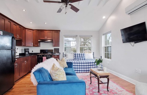 Freret Apartment | The Lair Uptown Tulane Hip Freret Area Brand New 1/2 mi to St Charles streetcar