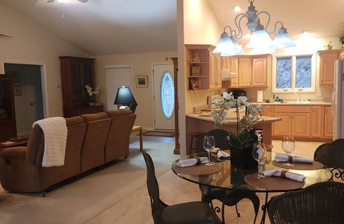 Benton House | The Lakehouse at Ky Lake, waterfront,private dock. gentle private yard.