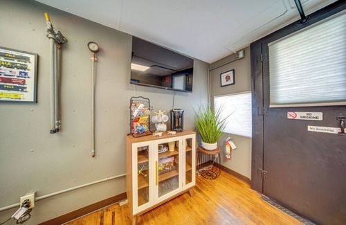 Adrian Furnace Apartment | 'The Little Giant,' Converted Railcar in DuBois!