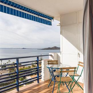 San Javier Apartment | The Manga Beach Sea view Studio Crystal clear water & Sandy beach, Fibre Wifi & Airco