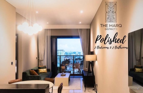 Da Kao Apartment | THE MARQ Luxury Apartment District 1 HCMC 2MasterBRs